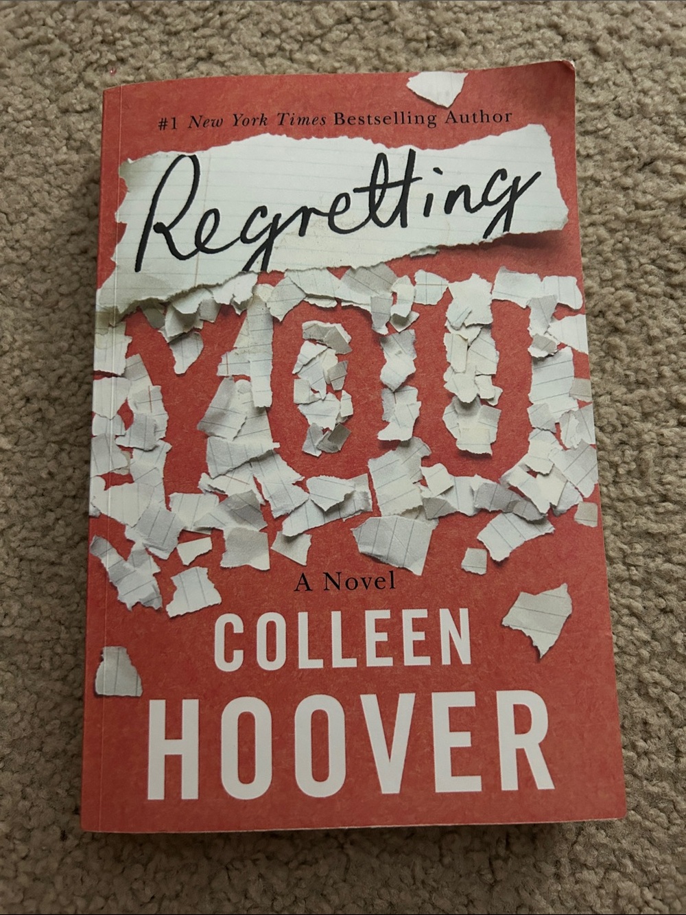 Regretting You by Colleen Hoover - Red Paperback